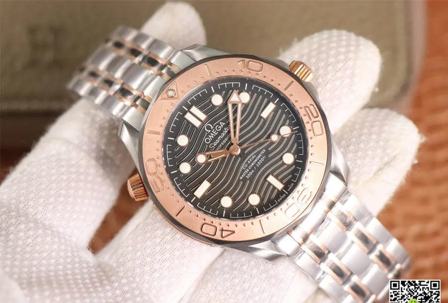 Omega Seamaster Diver 300M 210.60.42.20.99.001 OM Factory 1:1 Best Edition Replica Watch Titanium Case